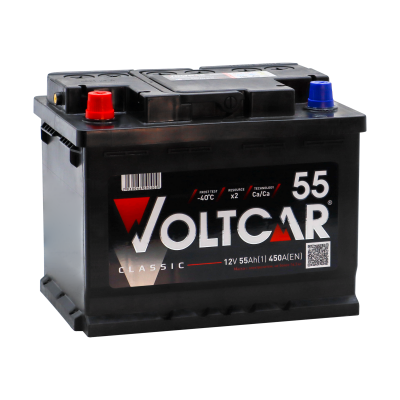 Аккумулятор VOLTCAR Classic 6ст-55 (1)